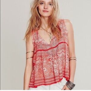 FREE PEOPLE BOHO SUMMER TOP S